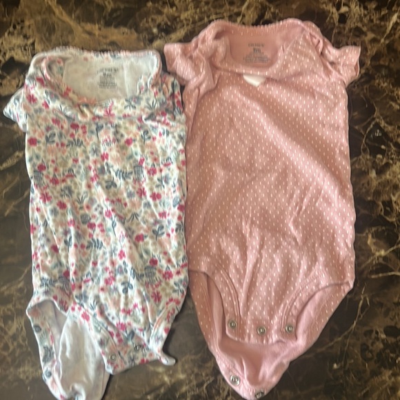 Baby lot 3-9 months girls summer Gerber onesie shirt short dress infant Jordan - Picture 6 of 11